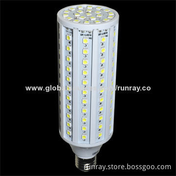 15W LED Corn Light with 85 to 265V AC Input Voltage, 80 to 110lm/W Luminous Flux, 2-year Warranty